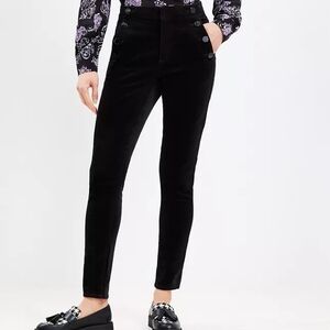 LOFT Black Skinny Marinor Pants